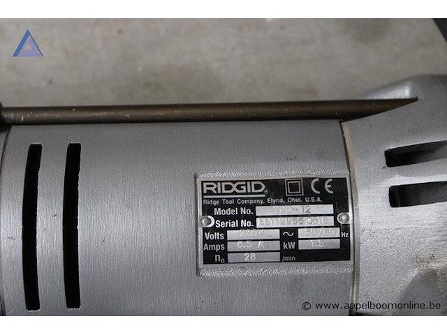 Zgan elektrische aandrijfmlmachine ridgid 700-12 - afbeelding 3 van  3