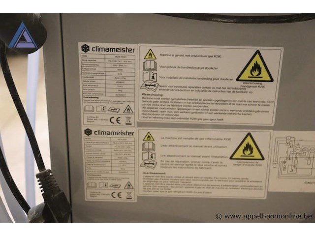 Zgan ontvochtiger - climameister - mcr 7500 - afbeelding 2 van  2