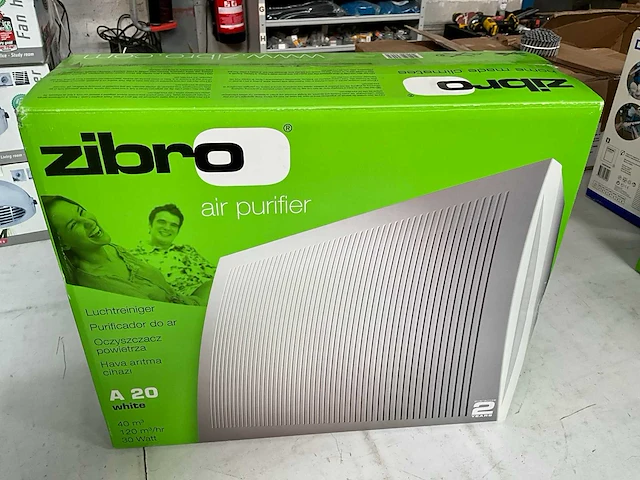 Zibro a 20 white luchtreiniger 40 m3, 30w - afbeelding 3 van  4