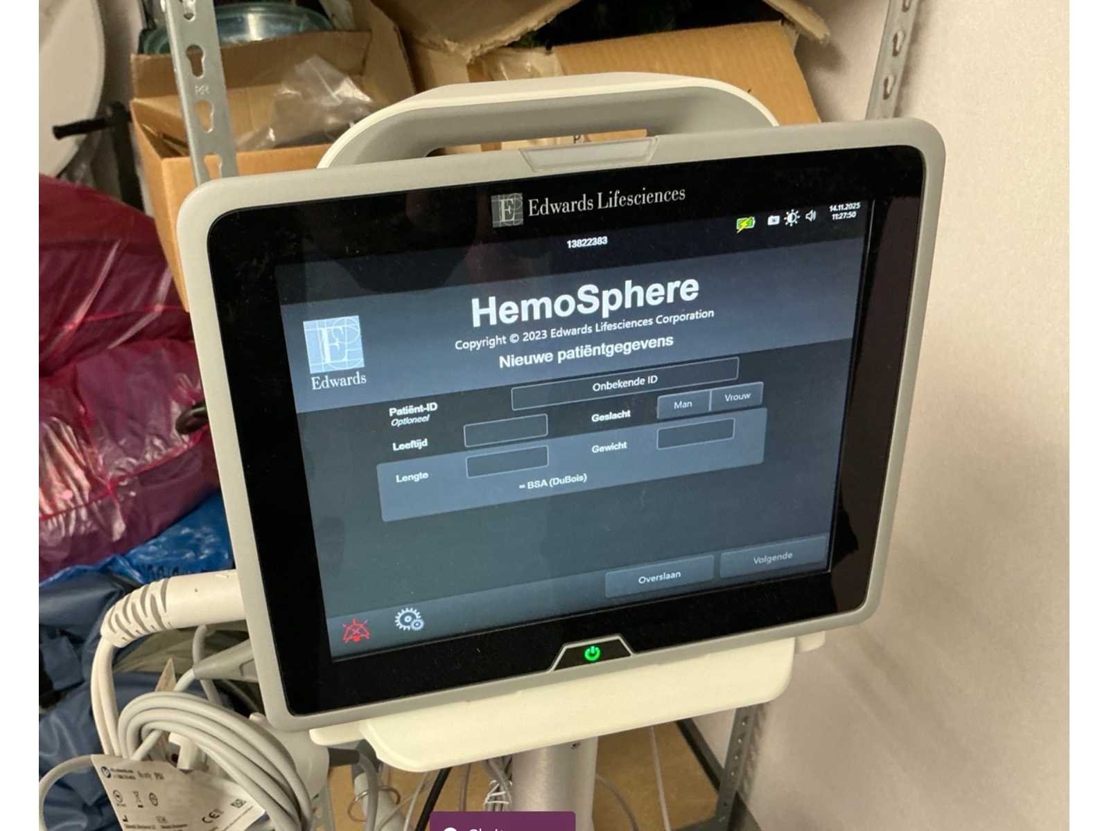 Ziekenhuisinventaris wegens verhuis