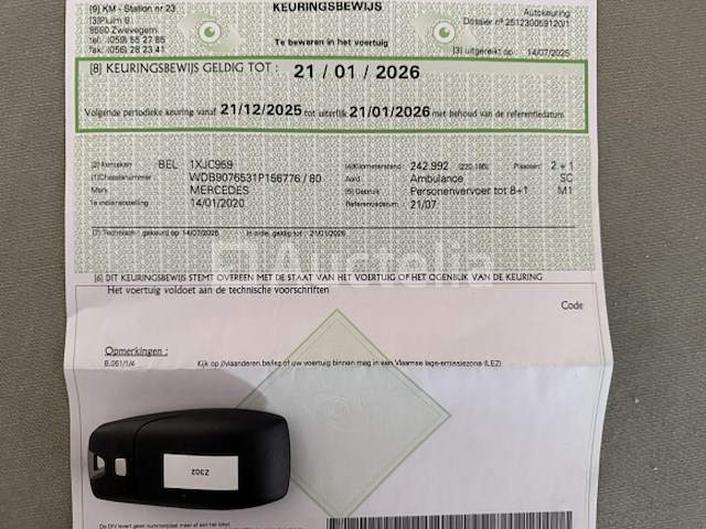 Ziekenwagen mercedes sprinter ( 2020 / wdb 907 653 1p 156 776 ) - afbeelding 13 van  34