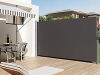 Zijluifel voor balkon 180x350cm - donkergrijs - afbeelding 1 van  10