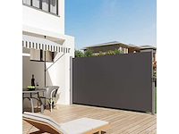 Zijluifel voor balkon 180x350cm - donkergrijs - afbeelding 3 van  10