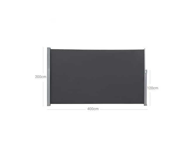 Zijluifel voor balkon en terras - 200x400cm - afbeelding 2 van  4