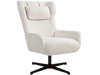 Zijstoel, gestoffeerde stoel met sherpa-fleece bekleding - afbeelding 8 van  9