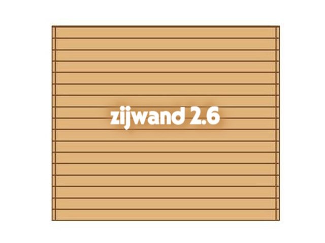 Zijwand carport - afbeelding 2 van  3