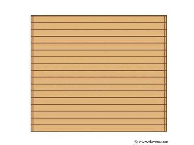 Zijwand tbv carport 2,9x3 - afbeelding 1 van  1