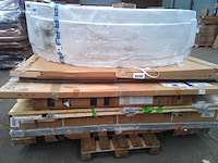 Zijwand transparant glas, 1,90 x h,190 cm, verchroomd, easy - afbeelding 4 van  4