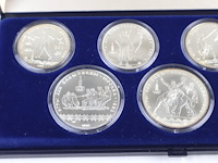 Zilveren herdenkingsmunt moscow 1980 - afbeelding 2 van  8