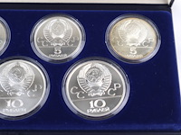 Zilveren herdenkingsmunt moscow 1980 - afbeelding 6 van  8