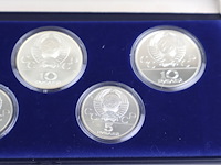 Zilveren herdenkingsmunt moscow 1980 - afbeelding 6 van  8