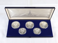 Zilveren herdenkingsmunt moscow 1980 - afbeelding 4 van  7