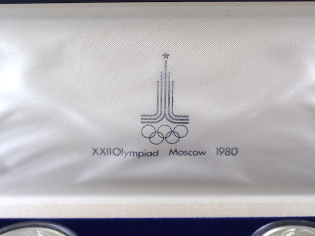 Zilveren herdenkingsmunt moscow 1980 - afbeelding 7 van  8