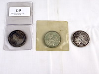 Zilveren herdenkingsmunt (x3)