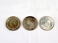 Zilveren herdenkingsmunt (x3)
