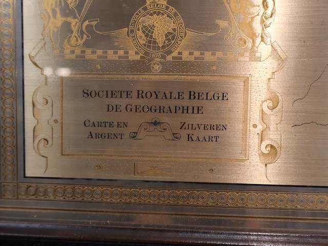 Zilveren kaart belgie - afbeelding 3 van  6