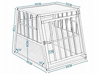 Zilveren metalen hondendrager xl - afbeelding 5 van  5