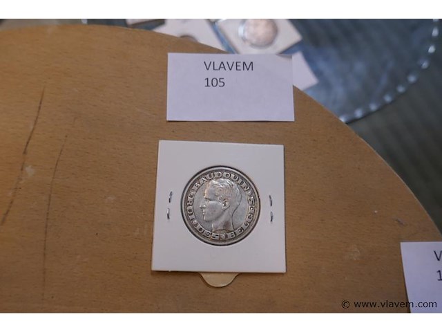 Zilveren munt - afbeelding 1 van  1