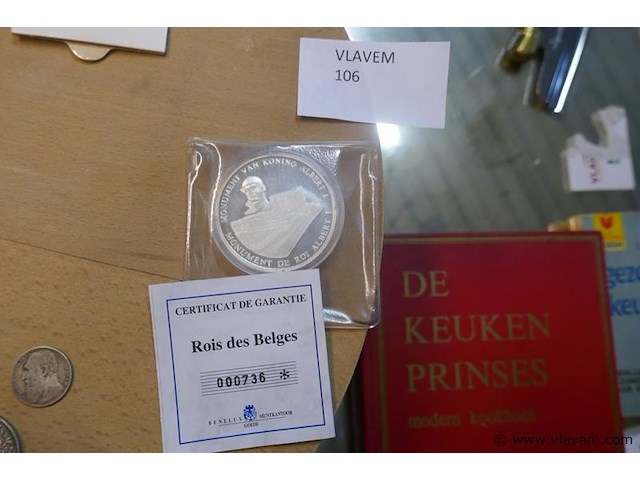 Zilveren munt - afbeelding 1 van  1