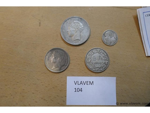 Zilveren munten - afbeelding 1 van  1