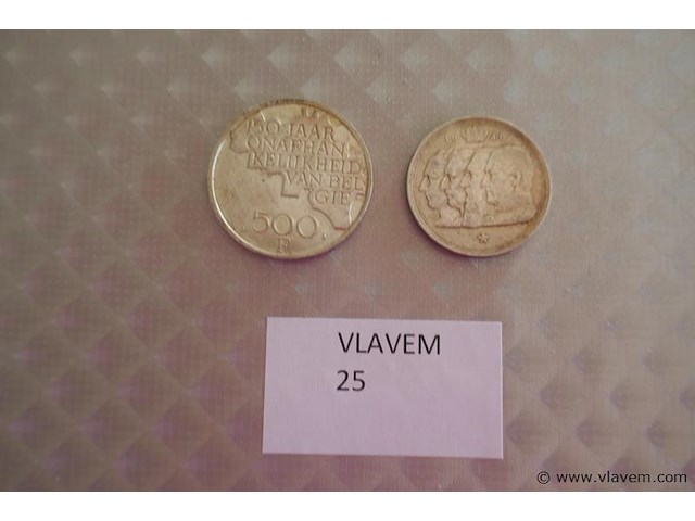 Zilveren munten - afbeelding 1 van  1