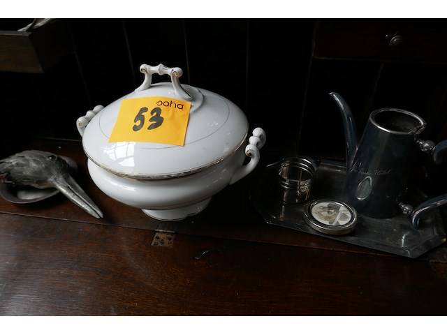 Zilverwerk + soepkom - afbeelding 1 van  6