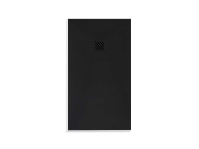 Zimmer - plus - composiet douchebak 140x90 mat zwart - afbeelding 2 van  2