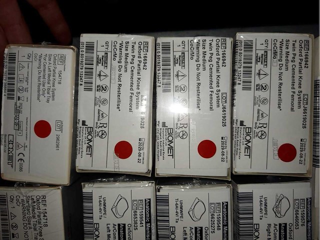 Zimmer-biomet - implants orthopédique (351x) - afbeelding 5 van  47