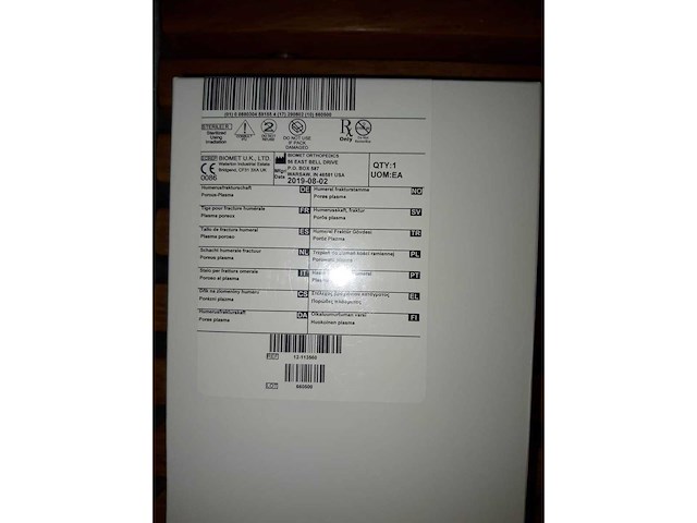 Zimmer-biomet - implants orthopédique (351x) - afbeelding 8 van  47