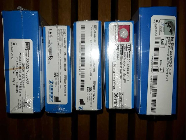 Zimmer-biomet - implants orthopédique (351x) - afbeelding 14 van  47