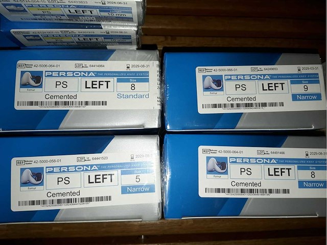 Zimmer-biomet - implants orthopédique (351x) - afbeelding 16 van  47