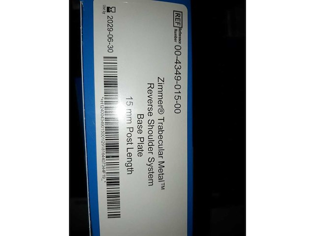 Zimmer-biomet - implants orthopédique (351x) - afbeelding 17 van  47