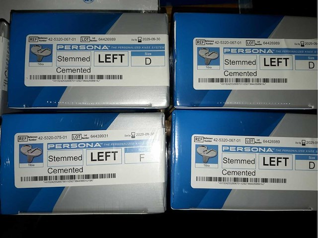 Zimmer-biomet - implants orthopédique (351x) - afbeelding 24 van  47