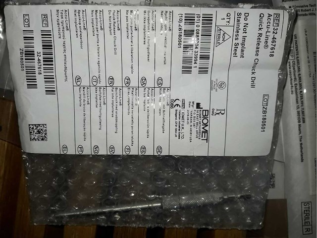 Zimmer-biomet - implants orthopédique (351x) - afbeelding 31 van  47