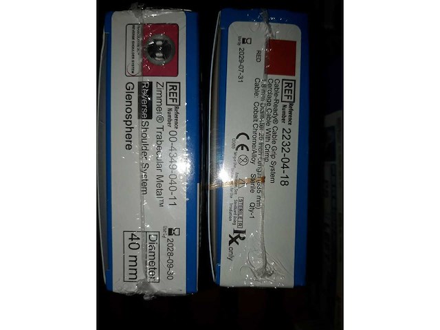 Zimmer-biomet - implants orthopédique (351x) - afbeelding 12 van  20