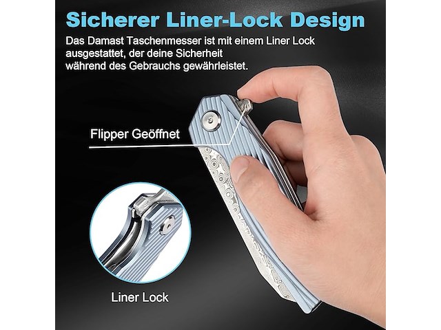 Zingbee damast zakmes - afbeelding 2 van  4