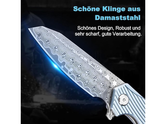 Zingbee damast zakmes - afbeelding 3 van  4