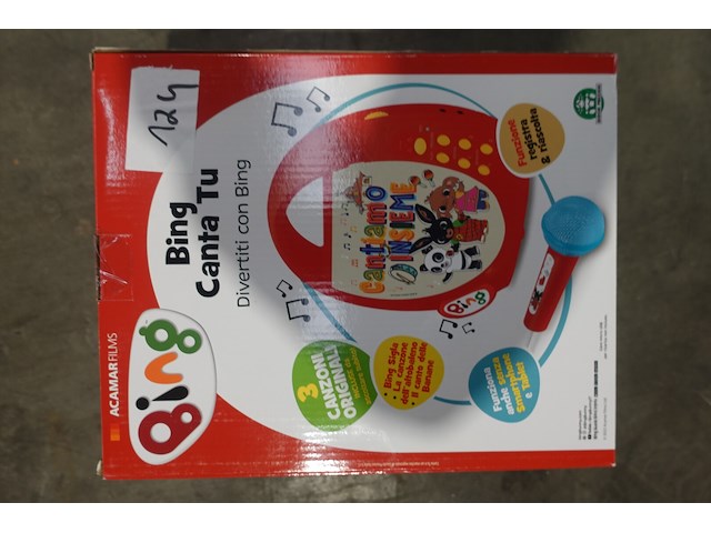Zingboek met microfoon bing - afbeelding 1 van  4