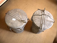 Zinken vuilnisemmer gent (x2) - afbeelding 2 van  5