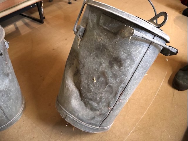 Zinken vuilnisemmer gent (x2) - afbeelding 3 van  5