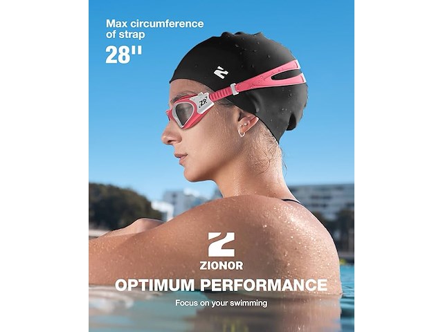 Zionor g1 lite zwembril en zwemmuts set - afbeelding 4 van  4