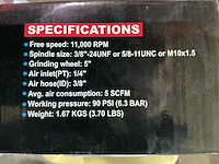 Zionzir a51 pneumatische haakse slijper - afbeelding 1 van  1