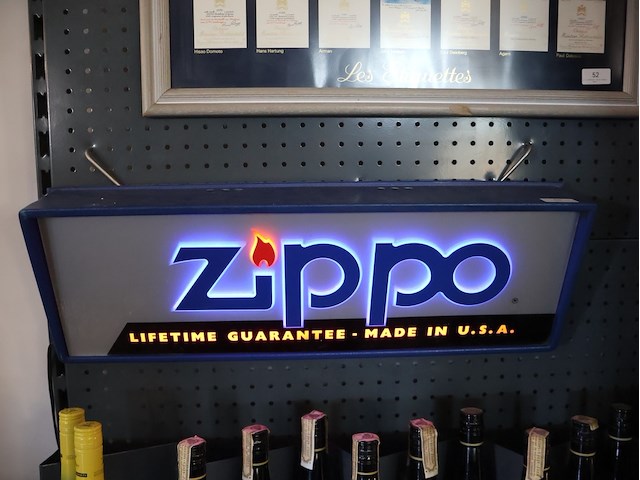 Zippo lichtreclame - afbeelding 1 van  3