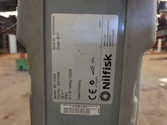 Zit borstelschrobmachine nilfisk - afbeelding 6 van  9