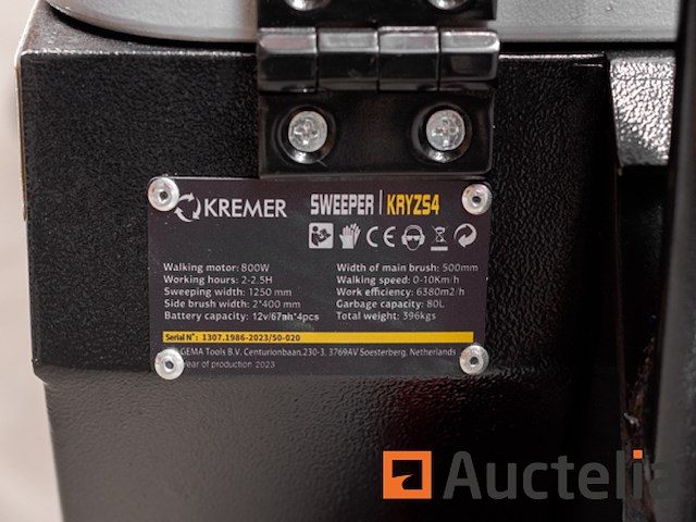 Zit veegmachine kremer kryzs4 - afbeelding 18 van  18