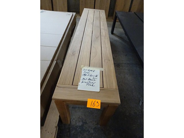 Zitbank winston teak - afbeelding 1 van  2