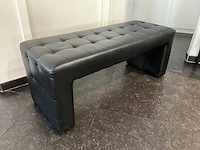 Zitbankje in leder - afbeelding 4 van  7