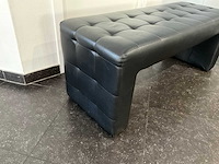 Zitbankje in leder - afbeelding 5 van  7