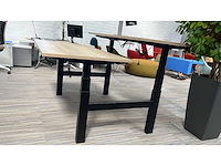 Zit/sta dubbele workbench elektrisch in hoogte verstelbaar - bureau - afbeelding 5 van  6