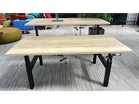 Zit/sta dubbele workbench elektrisch in hoogte verstelbaar - bureau - afbeelding 2 van  6